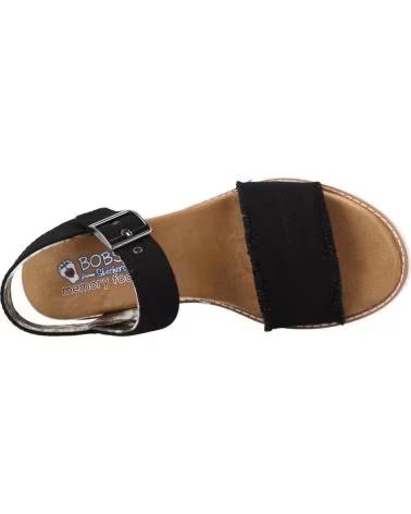 SANDALI SKECHERS DESERT KISS ADOBE PRINCESS DONNA NERO BLK