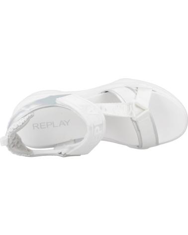 Sandalen für Damen REPLAY SANDALIAS MUJER MODELO WELLOW COLOR PLATA WHTSLV