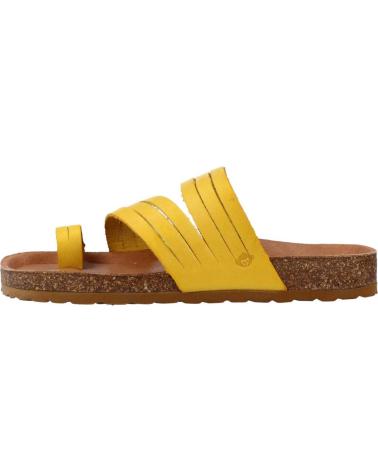 Woman Sandals THE HAPPY MONK SANDALIAS MUJER MODELO POMPEYA 001 COLOR AMARILLO MOSTAZA