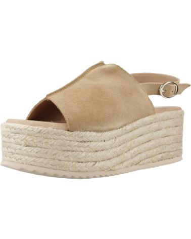 Sandali per Donna YELLOW SANDALIAS MUJER MODELO ATENEA COLOR MARRON CLARO MUSHROOM