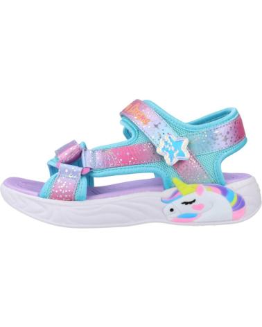 girl Sandals SKECHERS SANDALIAS NINA MODELO UNICORN COLOR VIOLETA PRMT