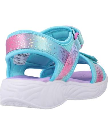 Sandales pour Fille SKECHERS SANDALIAS NINA MODELO UNICORN COLOR VIOLETA PRMT