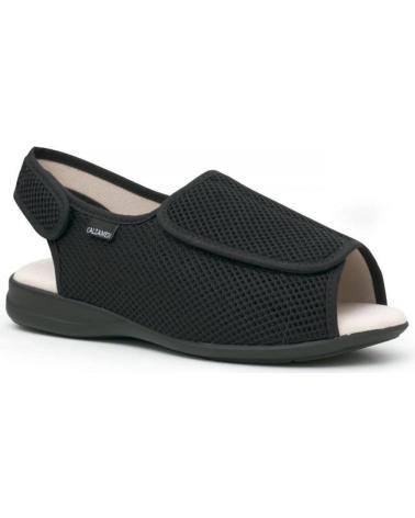 Sandalen für Damen und Herren CALZAMEDI ZAPATOS COMODO UNISEX NEGRO