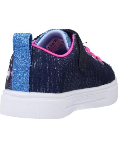 Sportif-De-Niña-SKECHERS-ZAPATILLAS-NINA-MODELO-TWINKLE-SPARKS-COLOR-AZUL-NVMT