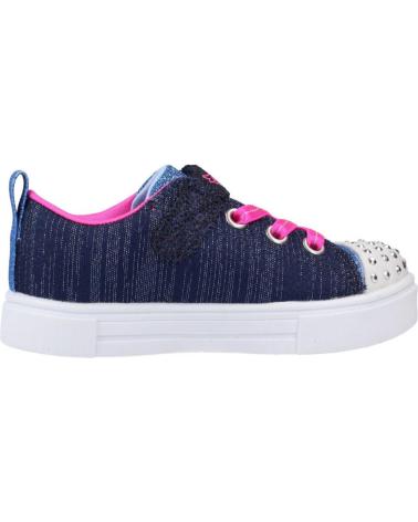 Sportif-De-Niña-SKECHERS-ZAPATILLAS-NINA-MODELO-TWINKLE-SPARKS-COLOR-AZUL-NVMT