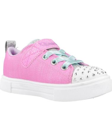 Sportif-De-Niña-SKECHERS-ZAPATILLAS-NINA-MODELO-TWINKLE-SPARKS-COLOR-ROSA-PKMT