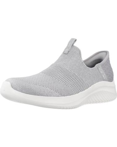Tênis-casuais-para-mulheres-SKECHERS-ZAPATILLAS-MUJER-MODELO-SLIP-INS-SUMIT-COLOR-GRIS-LTGY