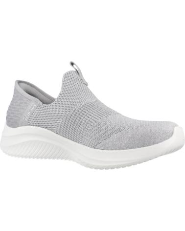 Tênis-casuais-para-mulheres-SKECHERS-ZAPATILLAS-MUJER-MODELO-SLIP-INS-SUMIT-COLOR-GRIS-LTGY