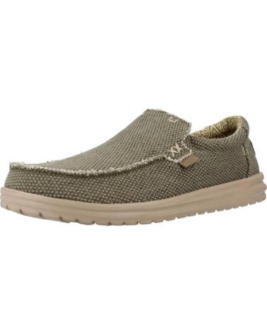Sapatos de Homem HEY DUDE INFORMALES HOMBRE MODELO MIKKA BRAIDED COLOR VERDE ARMY