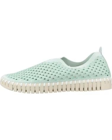 Chaussures pour Femme MARCA INEXISTENTE BASKETS ILSE JACOBSEN A 463-LAURELGREEN EN TISSU AJOURÉ VERT VERDE