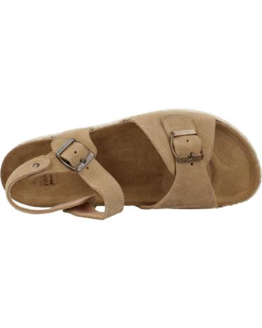 Woman Sandals FRAILERA SANDALIAS MODELO MARTA COLOR MARRON CLARO MUSHROOM