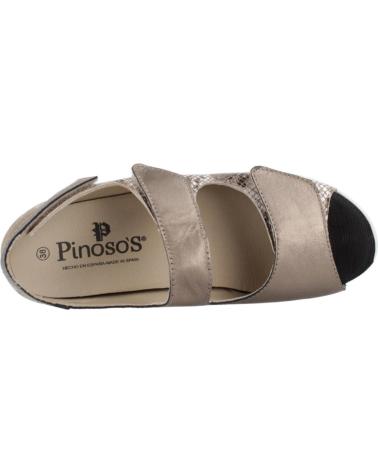 Woman Sandals PINOSOS SANDALIAS MUJER MODELO 8192P COLOR VERDE ALQUITRAN