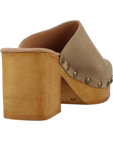 Zapatos de tacón per Donna YELLOW ZUECOS MUJER MODELO ANDREA COLOR MARRON TOPO