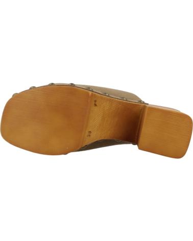 Zapatos de tacón per Donna YELLOW ZUECOS MUJER MODELO ANDREA COLOR MARRON TOPO