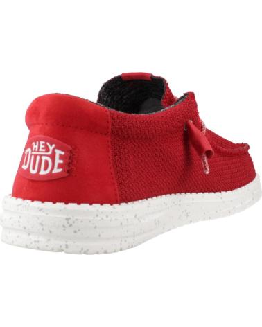 Nauticos-De-Hombre-HEY-DUDE-INFORMALES-HOMBRE-MODELO-WALLY-SPORT-COLOR-ROJO-RED