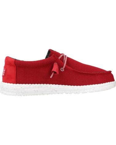 Nauticos-De-Hombre-HEY-DUDE-INFORMALES-HOMBRE-MODELO-WALLY-SPORT-COLOR-ROJO-RED