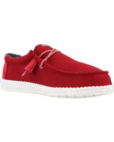 Nauticos-De-Hombre-HEY-DUDE-INFORMALES-HOMBRE-MODELO-WALLY-SPORT-COLOR-ROJO-RED