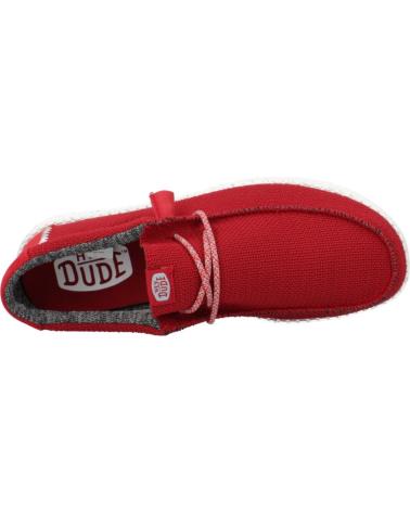 Nauticos-De-Hombre-HEY-DUDE-INFORMALES-HOMBRE-MODELO-WALLY-SPORT-COLOR-ROJO-RED