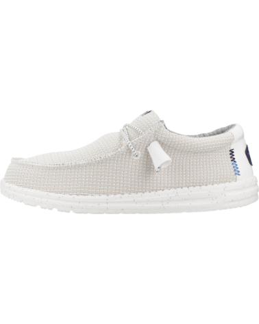 HEY DUDE WALLY SPORT - FREIZEIT-BOOTSSCHUHE FÜR HERREN IN WEISS WHITE