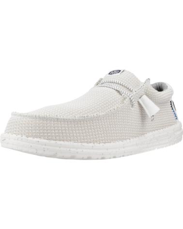 HEY DUDE WALLY SPORT - FREIZEIT-BOOTSSCHUHE FÜR HERREN IN WEISS WHITE