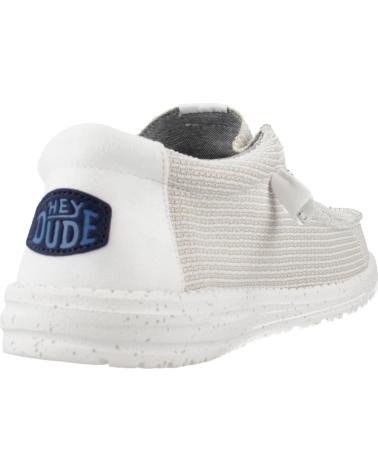 HEY DUDE WALLY SPORT - FREIZEIT-BOOTSSCHUHE FÜR HERREN IN WEISS WHITE