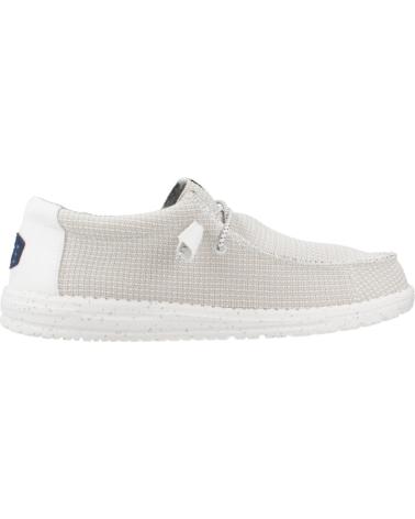 HEY DUDE WALLY SPORT - FREIZEIT-BOOTSSCHUHE FÜR HERREN IN WEISS WHITE