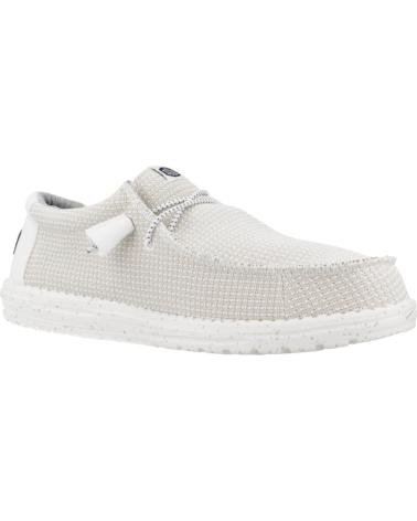 HEY DUDE WALLY SPORT - FREIZEIT-BOOTSSCHUHE FÜR HERREN IN WEISS WHITE
