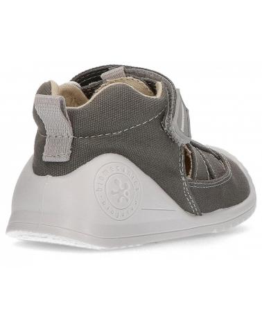Sandálias de Menina e Menino BIOMECANICS SANDALIAS LONA BEBE AZAI GRIS