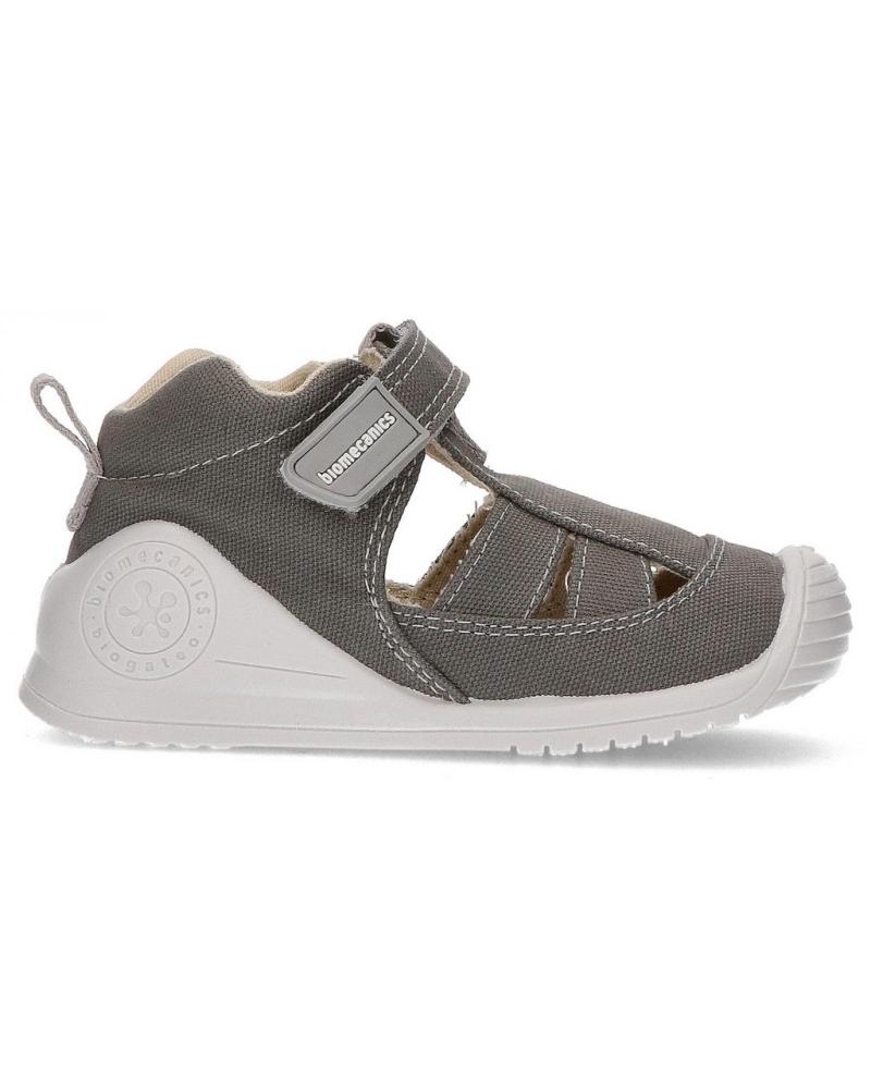 Sandálias de Menina e Menino BIOMECANICS SANDALIAS LONA BEBE AZAI GRIS