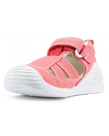 Sandali per Bambina e Bambino BIOMECANICS SANDALIAS LONA BEBE AZAI ROJO