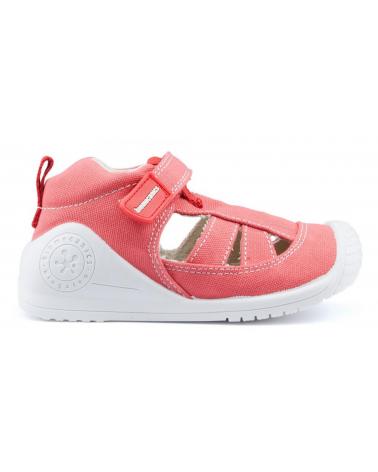 Sandali per Bambina e Bambino BIOMECANICS SANDALIAS LONA BEBE AZAI ROJO