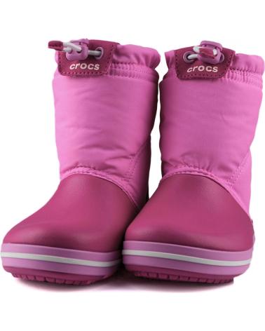 Stivali da pioggia per Bambina e Bambino CROCS CROCBAND LODGEPOINT BOOT KIDS ROSA