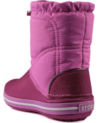 Stivali da pioggia per Bambina e Bambino CROCS CROCBAND LODGEPOINT BOOT KIDS ROSA