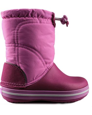 Stivali da pioggia per Bambina e Bambino CROCS CROCBAND LODGEPOINT BOOT KIDS ROSA