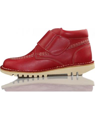 Stiefel für Mädchen und Junge ARANTXA BOTIN VELCRO NINOS ROJO