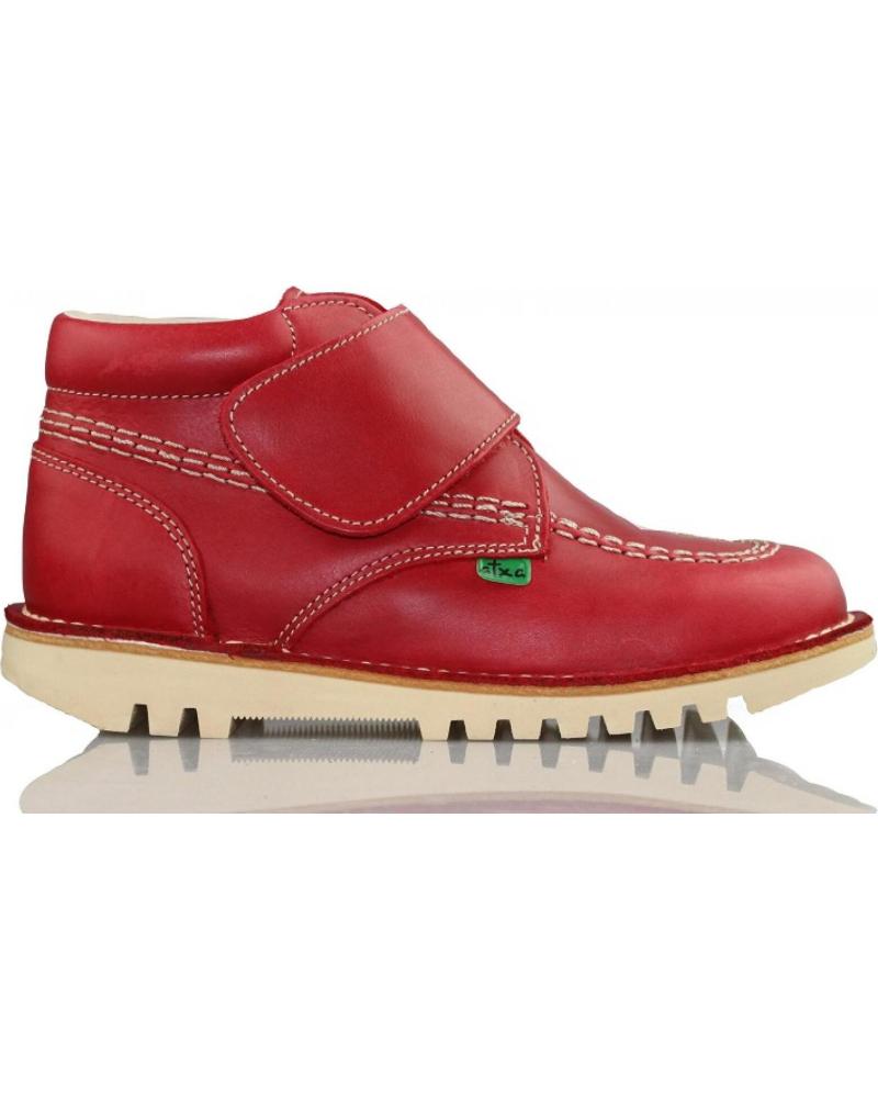 Stiefel für Mädchen und Junge ARANTXA BOTIN VELCRO NINOS ROJO