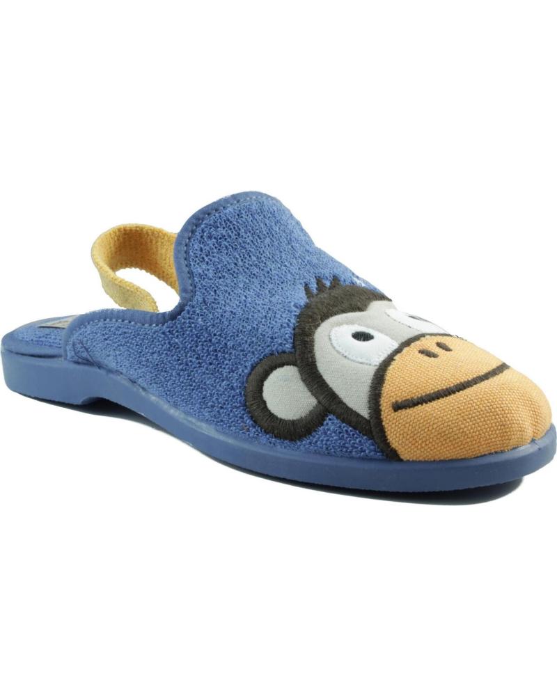 girl and boy House slipers VUL-LADI VULLADI DOMESTICO CHICO GOMA AZUL