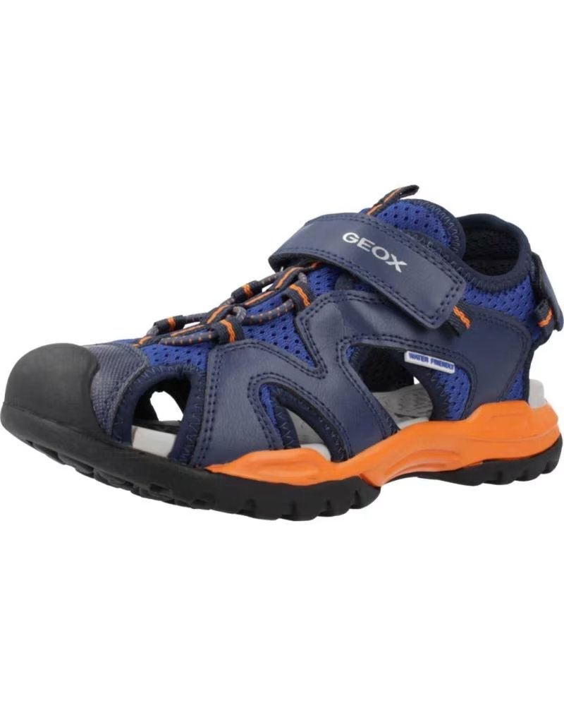 GEOX Sandalias Borealis en azul para ninos AZUL