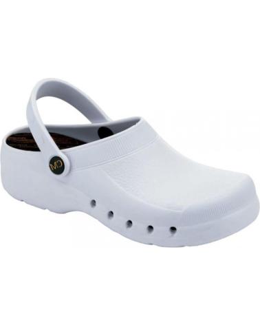 Tamancos de Mulher e Homem CALZAMEDI ZUECO SANITARIO PVC COMODO Y ANATOMICO UNISEX BLANCO