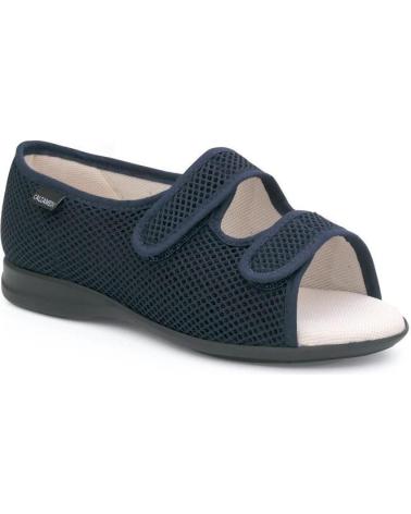 Sandalen für Damen und Herren CALZAMEDI SANDALIA ABIERTA VELCROS TELA UNISEX AZUL