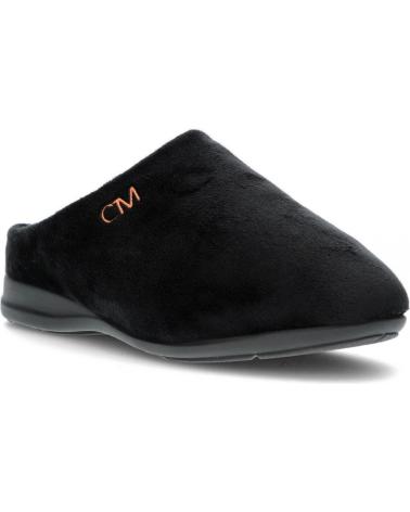 Hausschuhe für Damen und Herren CALZAMEDI DE ESTAR POR CASA UNISEX 3062 NEGRO
