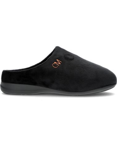 Hausschuhe für Damen und Herren CALZAMEDI DE ESTAR POR CASA UNISEX 3062 NEGRO
