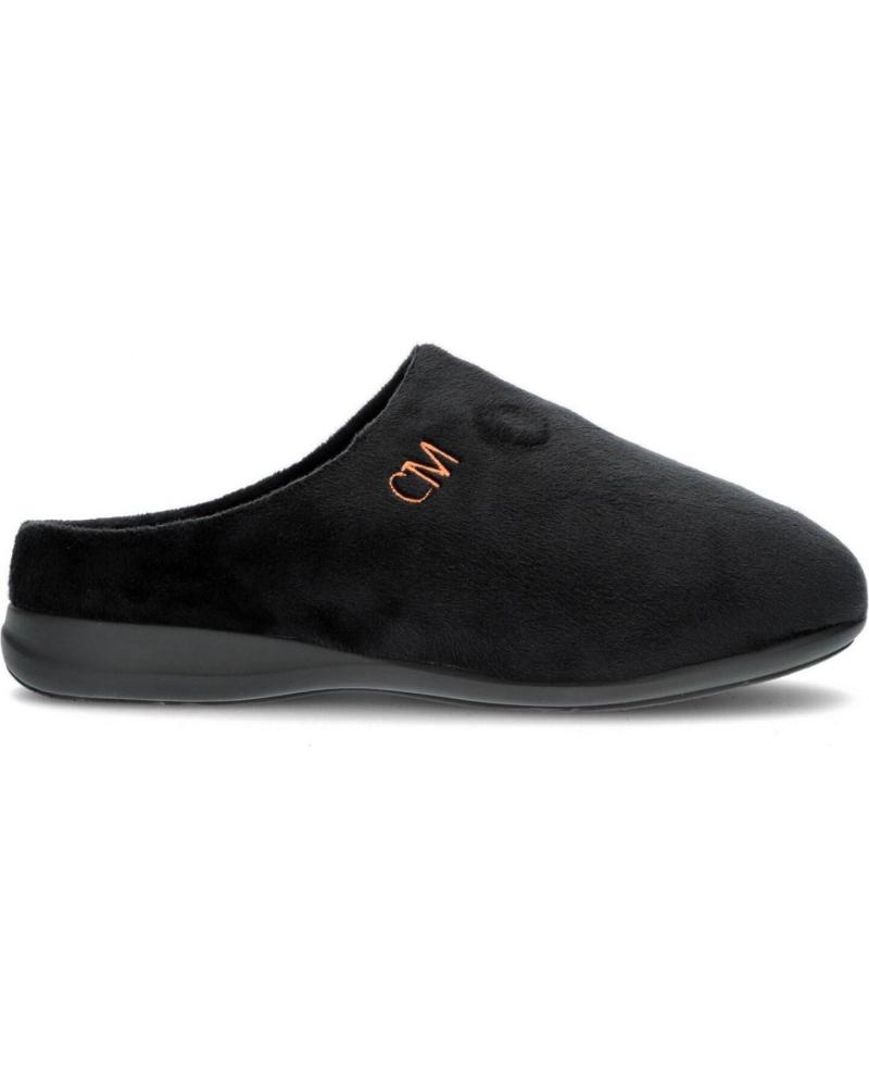 Hausschuhe für Damen und Herren CALZAMEDI DE ESTAR POR CASA UNISEX 3062 NEGRO
