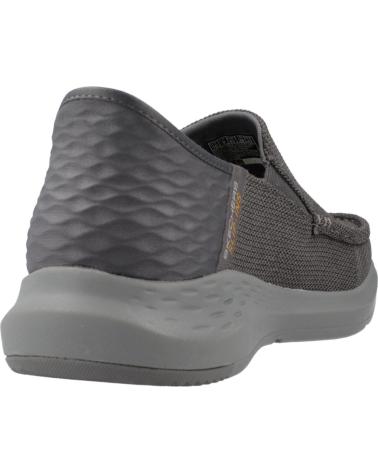 Tênis-casuais-para-homens-SKECHERS-ZAPATILLAS-HOMBRE-MODELO-SLIP-INS-204804S-COLOR-GRIS-GRY