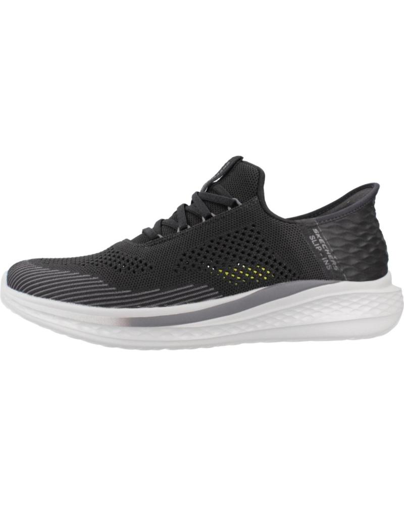 SKECHERS ZAPATILLAS HOMBRE MODELO SPLI-INS SLADE COLOR NEGRO BLK