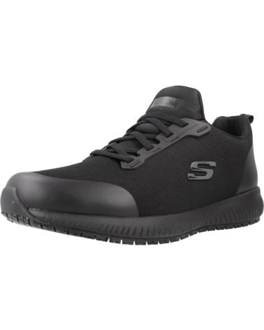 SKECHERS WORK RELAXED FIT 200051EC BLK - ZAPATILLAS HOMBRE NEGRO NEGRO