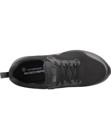 SKECHERS WORK RELAXED FIT 200051EC BLK - ZAPATILLAS HOMBRE NEGRO NEGRO