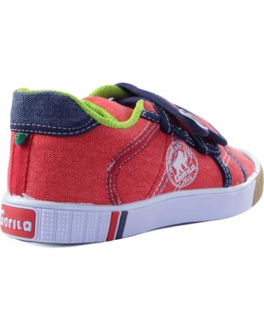 Deportivas de Niña y Niño GORILA STONE MOSS ZAPATILLA NINO ROJO