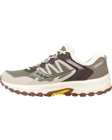 Sportif pour Femme et Homme SAUCONY ZAPATILLAS HOMBRE MODELO GRID PEAK COLOR MARRON CLARO LVBRWN