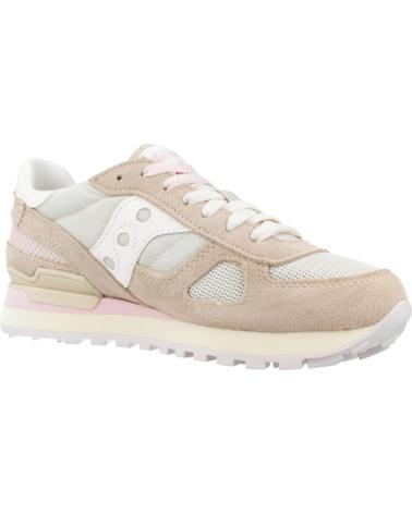 Sneaker-De-Mujer-SAUCONY-ZAPATILLAS-MUJER-MODELO-SHADOW-ORIGINAL-COLOR-MARRON-SGWHT